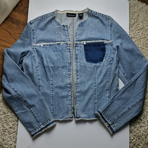 Express Jackets & Blazers - Express Vintage Jean Jacket